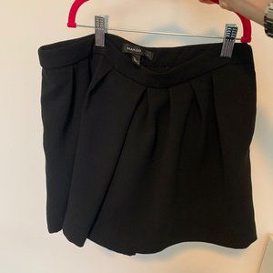 MANGO black crepe shorts